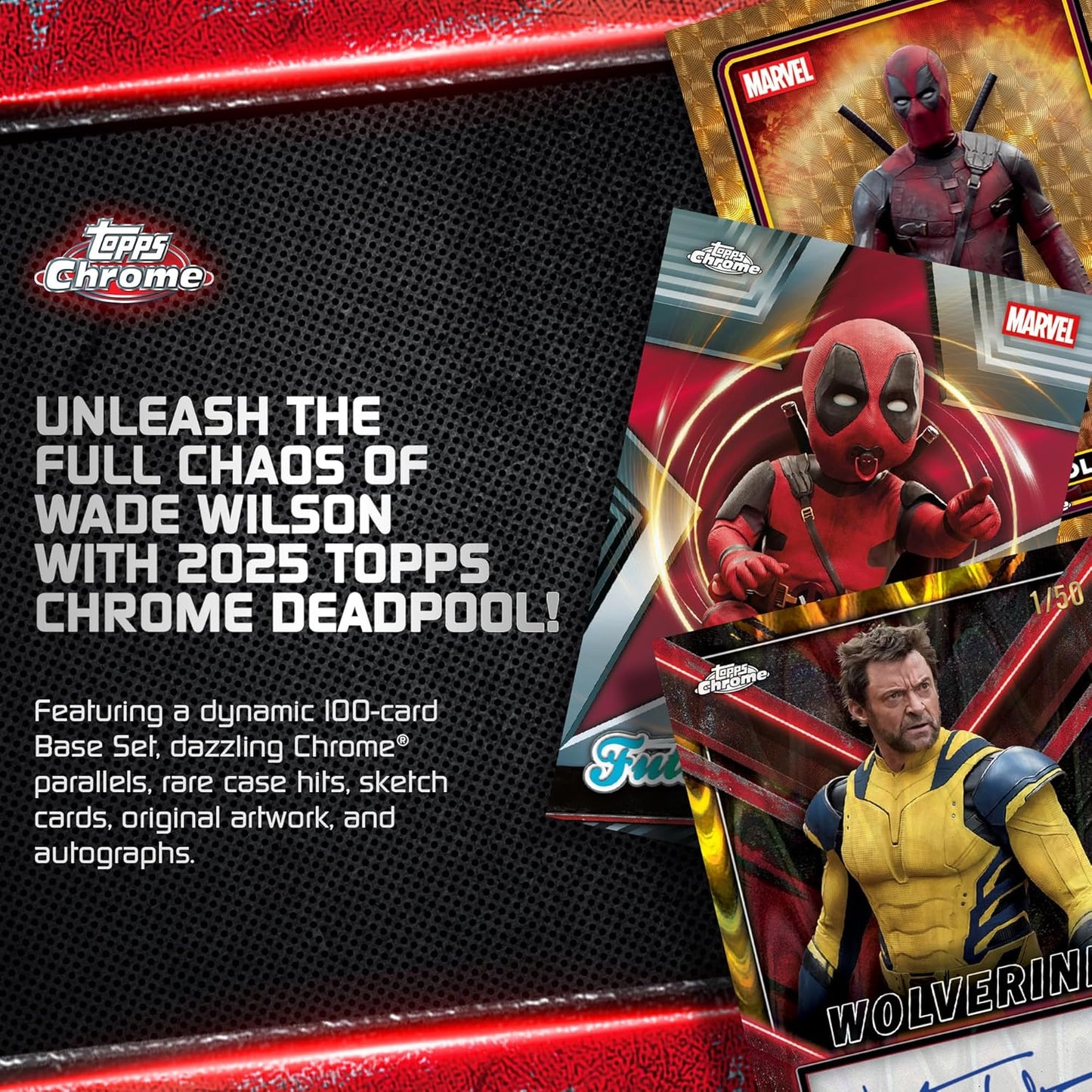 2025 Topps Chrome Deadpool Value Blaster Box