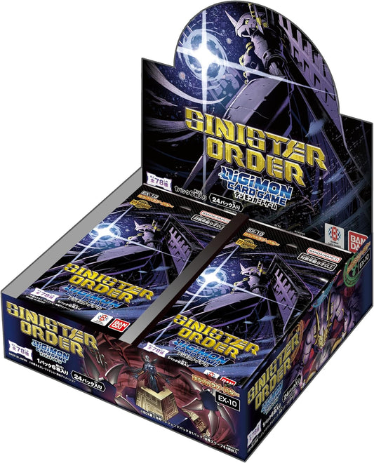 Digimon TCG Sinister Order Booster Box (EX-10) - 24 Packs - Presale Ships 09/26/2025
