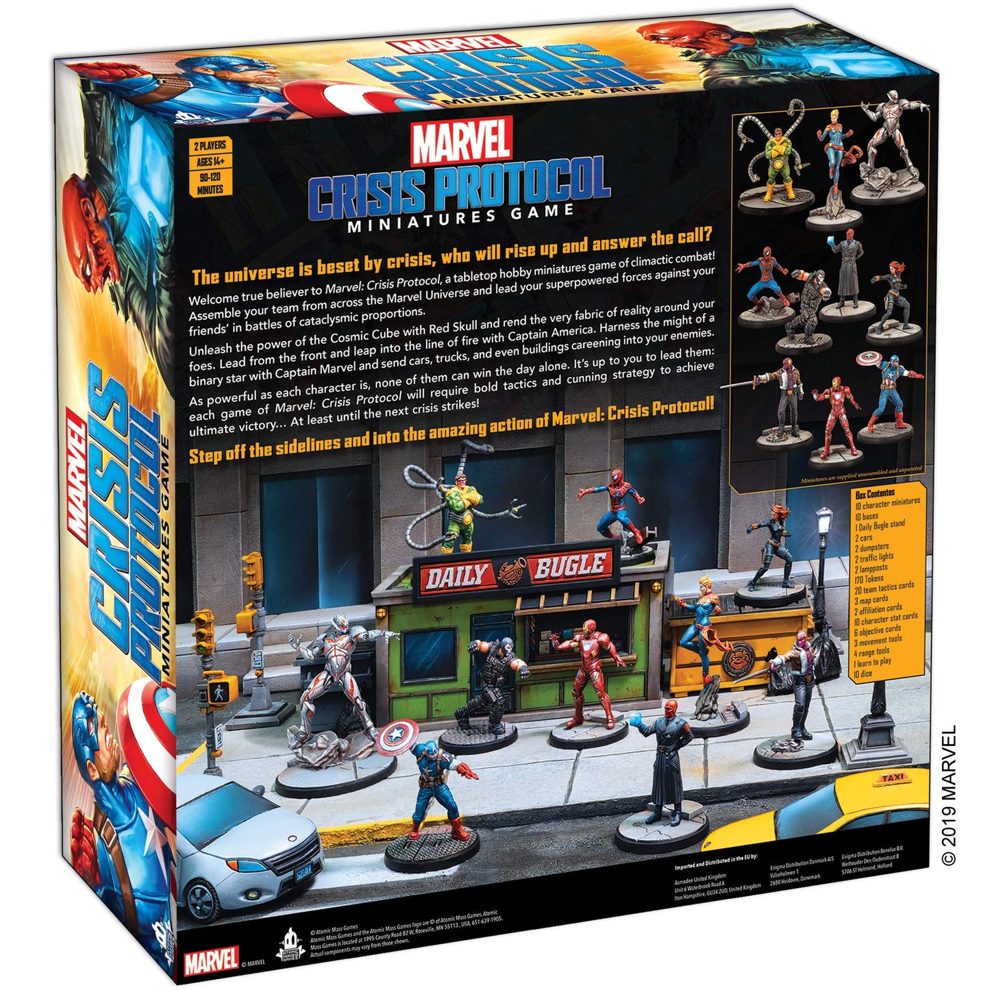 Marvel Crisis Protocol Core Set | Miniatures Battle Game | Strategy Game for Adults and Teens | Ages 14+ | 2 Players | Average Playtime 90 Minutes | Made by Atomic Mass Games