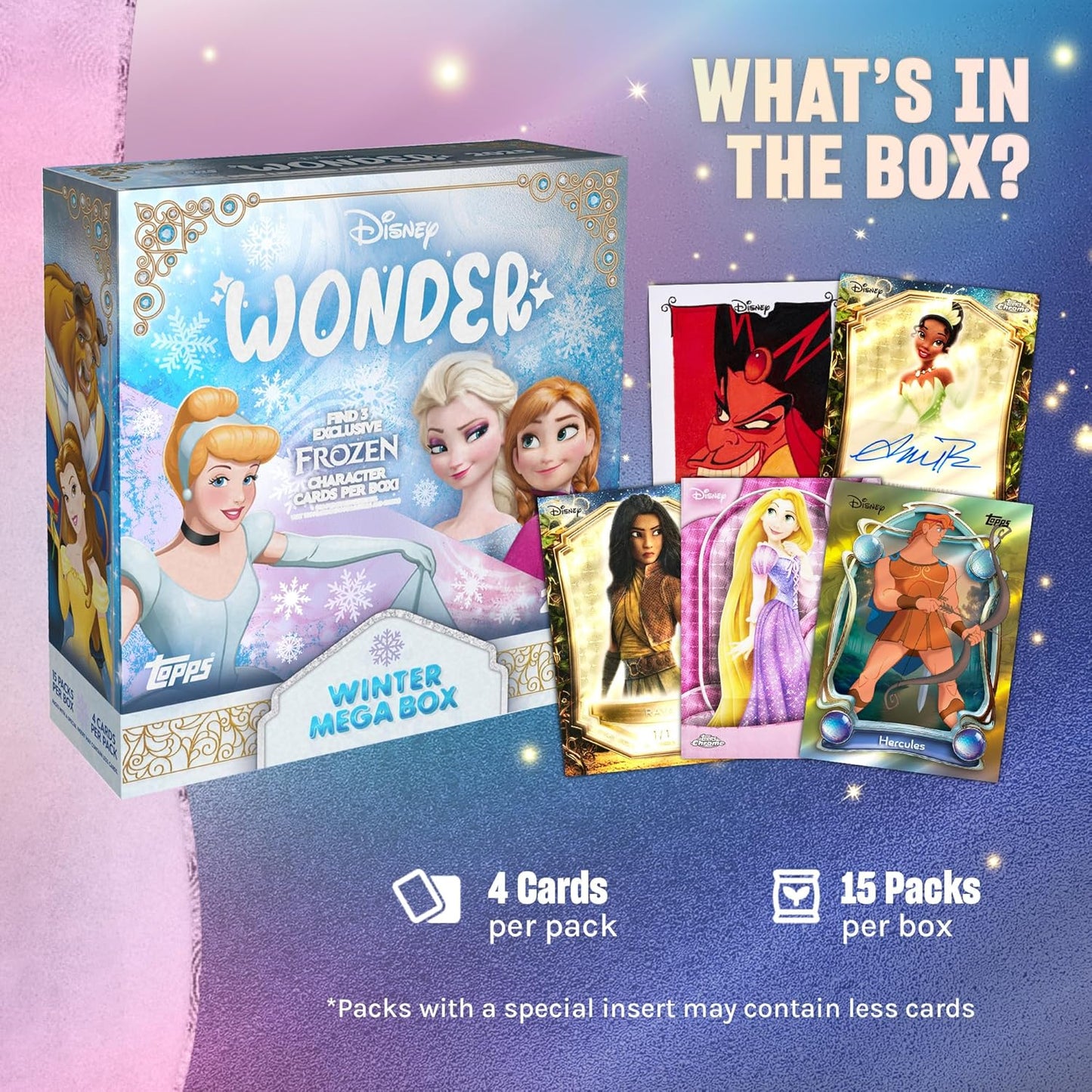 Topps 2025 Disney Wonder Mega Box