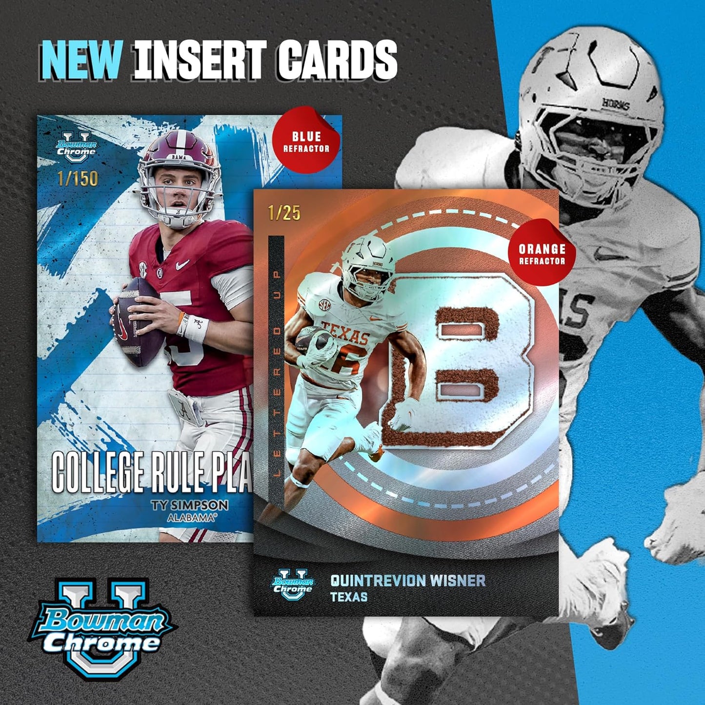 Topps 2025 Bowman University Chrome Football Mega Box