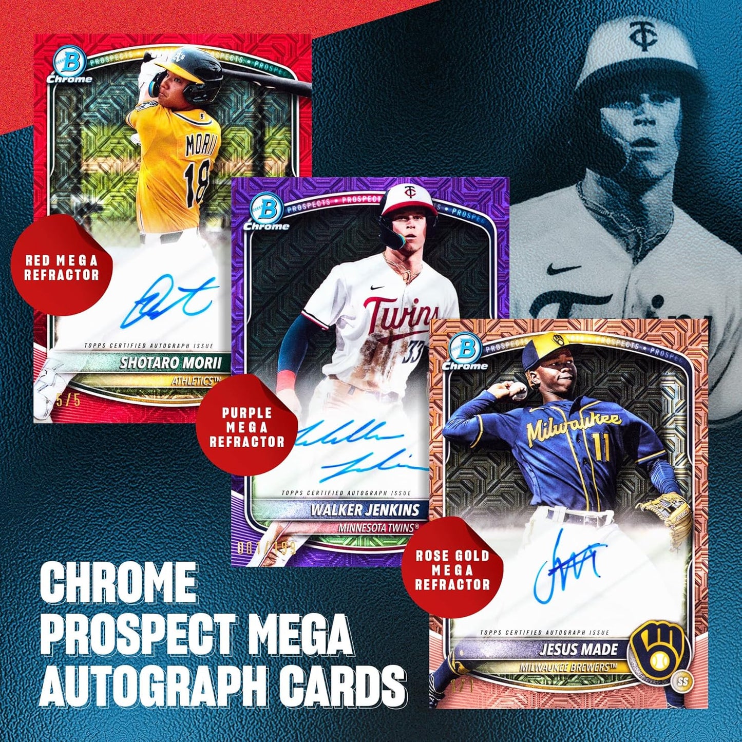 Topps 2025 Bowman Chrome Baseball - Mega Box