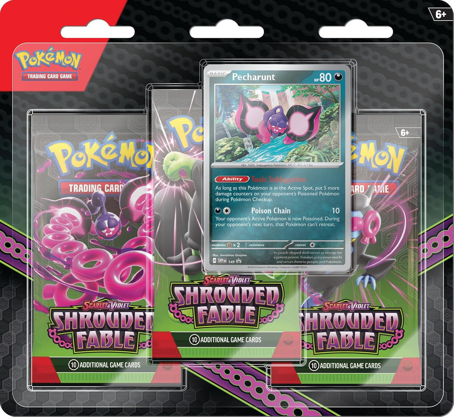 POKEMON TCG: SCARLET AND VIOLET SHROUDED FABLE THREE-BOOSTER BLISTER