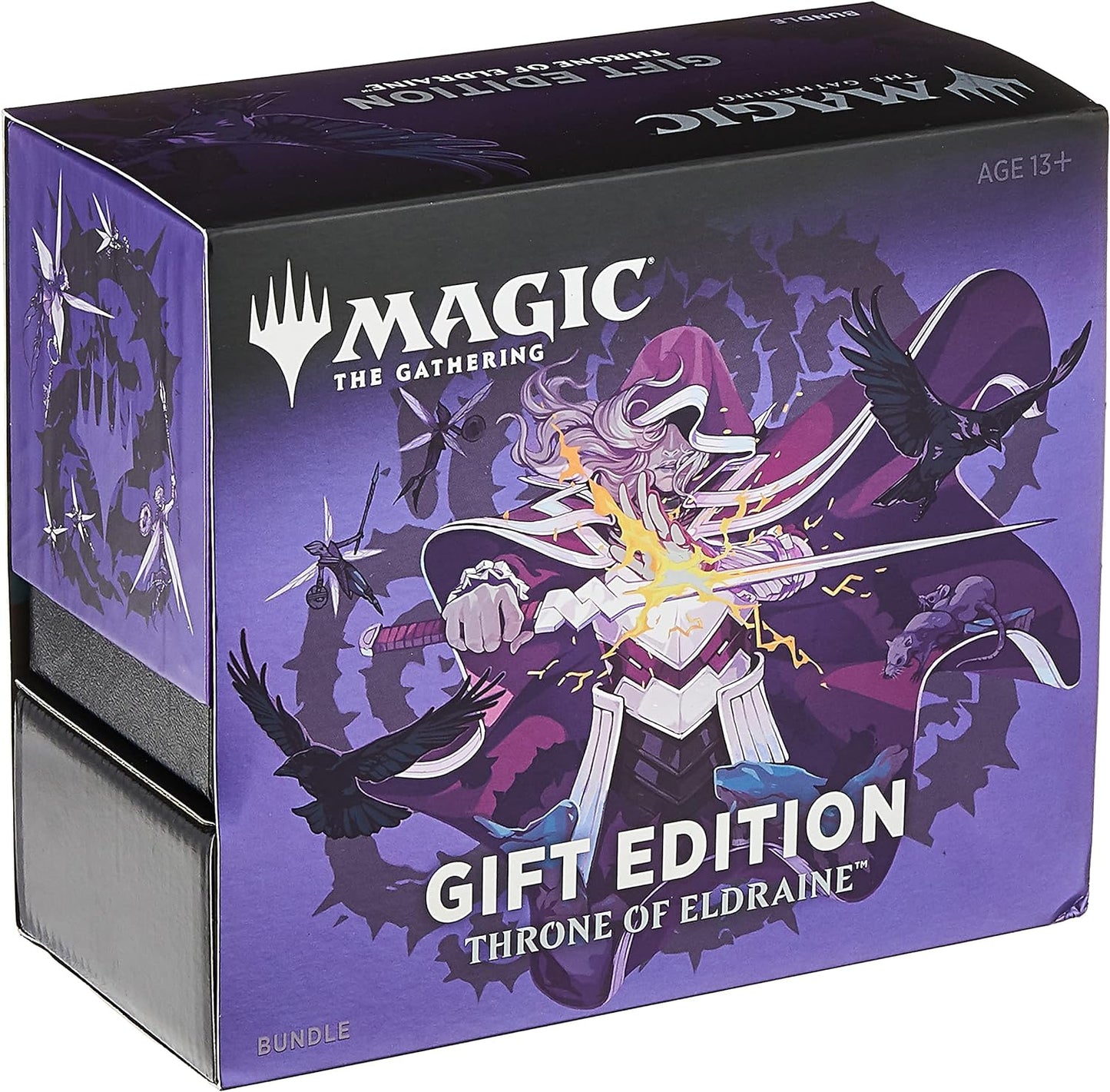 Magic The Gathering Throne of Eldraine Bundle Gift Edition | Alternate Art | 10 Booster Pack | 1 Collector Booster | Accessories