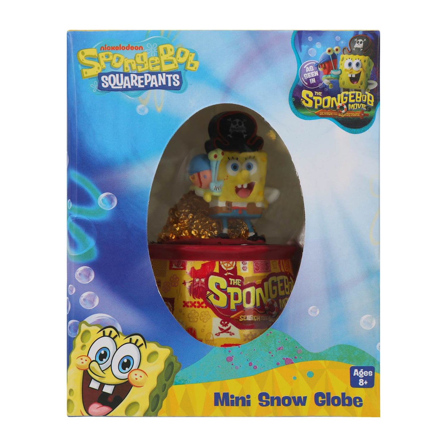 SpongeBob SquarePants Movie Search For SquarePants Mini Snow Globe - Spongebob & Gary