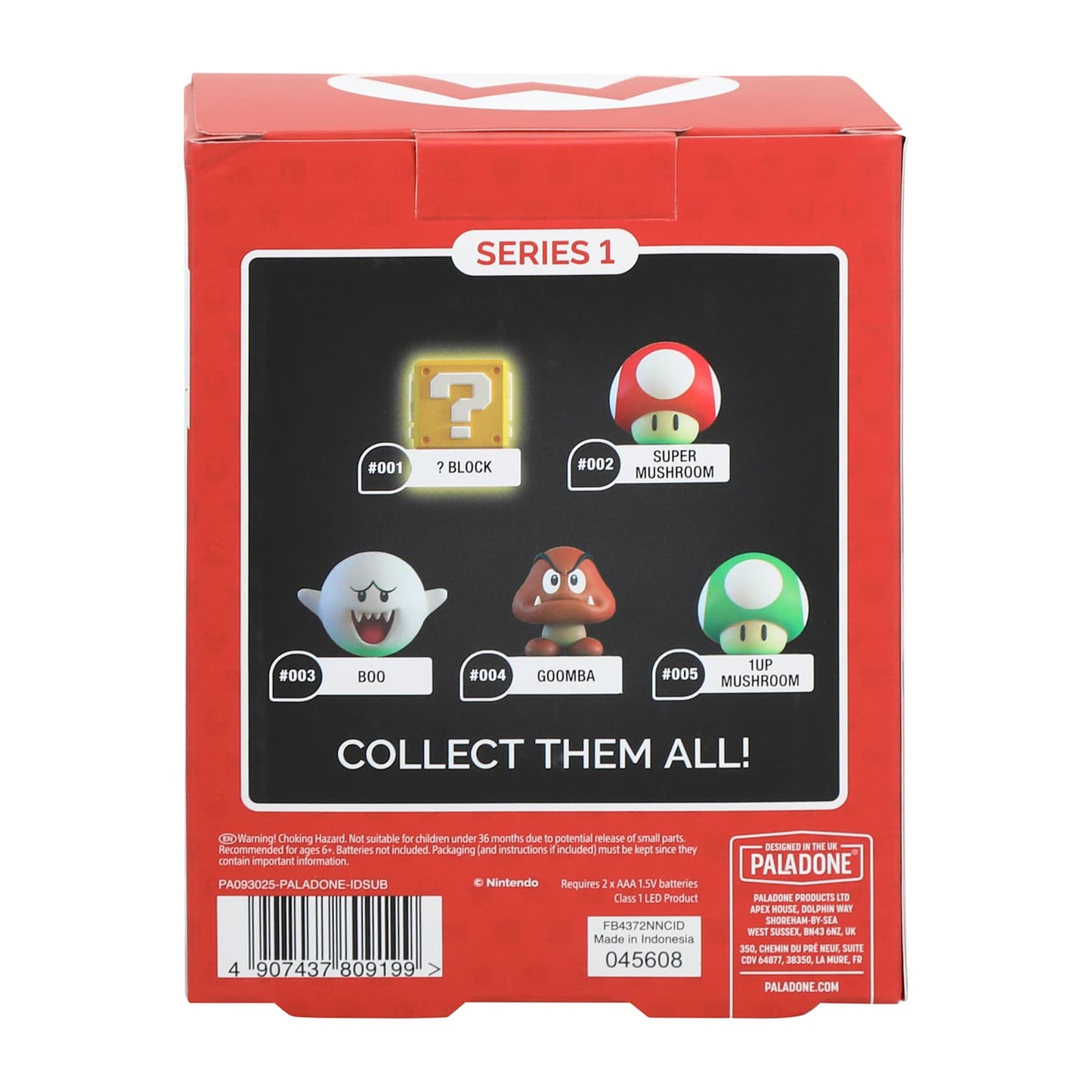 Paladone Super Mario ? Block Icon Light Collector #001
