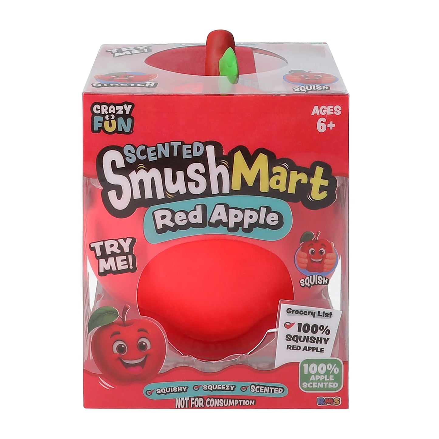 SmushMart Red Apple Scented Squishy Toy