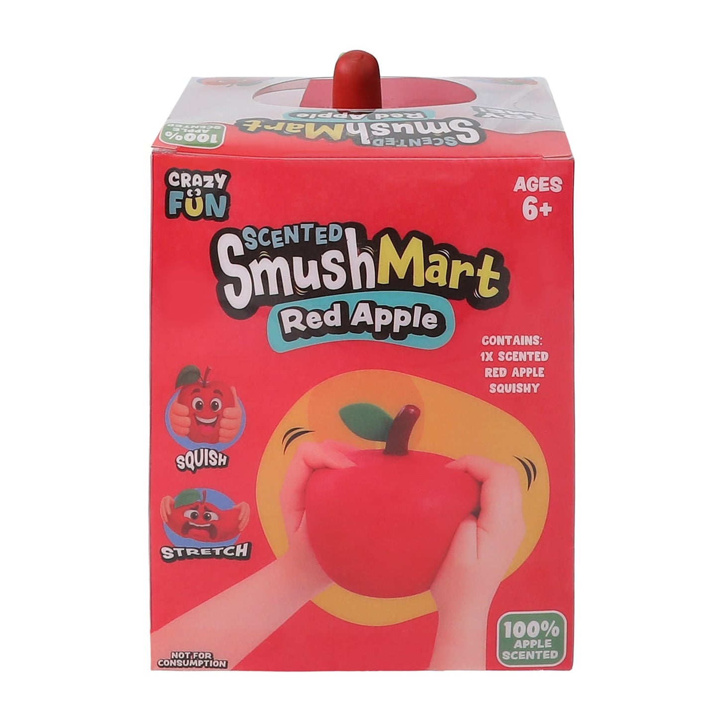 SmushMart Red Apple Scented Squishy Toy