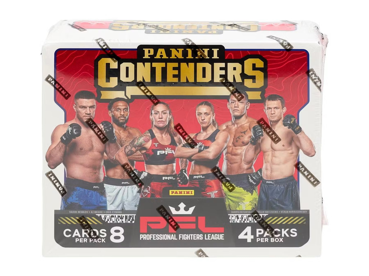 2026 Panini Contenders PFL Professional Fighters League Trading Cards Hobby Box – 4 Packs, 8 Cards per Pack