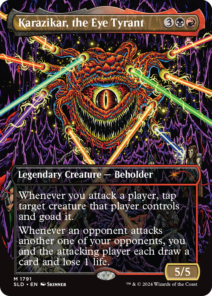 Magic the Gathering Secret Lair x Dungeons & Dragons: Death is in the Eyes of the Beholder II - Foil Edition