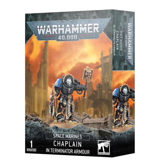 Games Workshop - Warhammer 40K - Space Marines - Chaplain in Terminator Armour