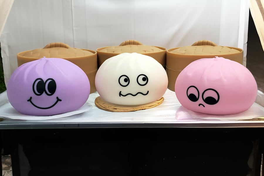 Pookie-Pookie Mood Dumpling Surprise Squishy Toy – Collectible Sensory Stress Relief Toy (Random Color & Expression)