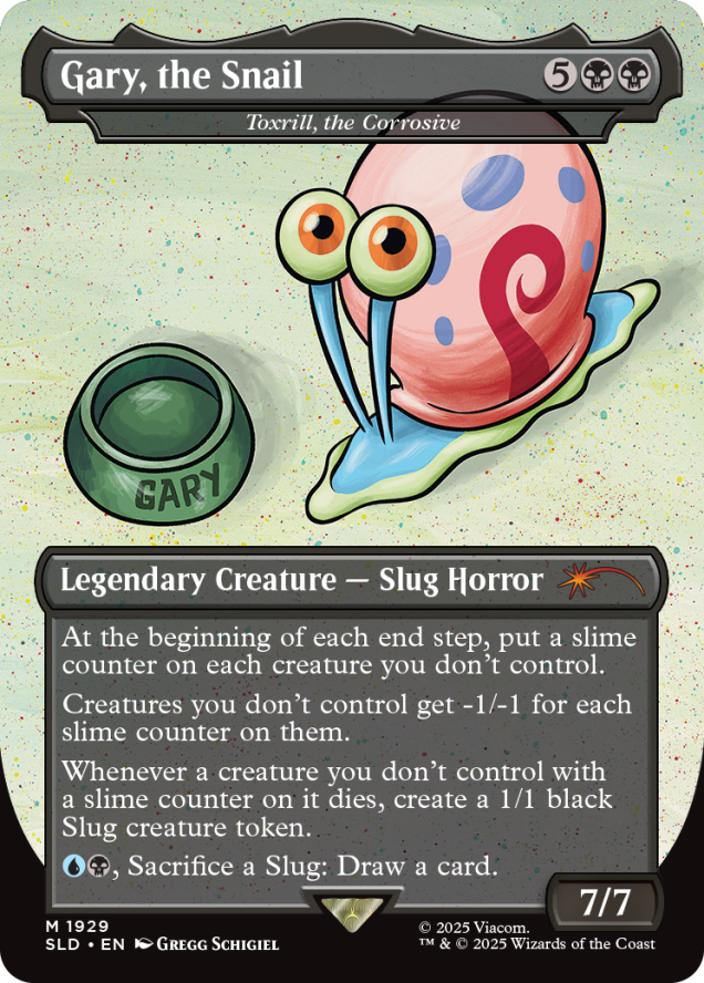 Magic the Gathering Secret Lair x SpongeBob SquarePants: Legends of Bikini Bottom (Foil)