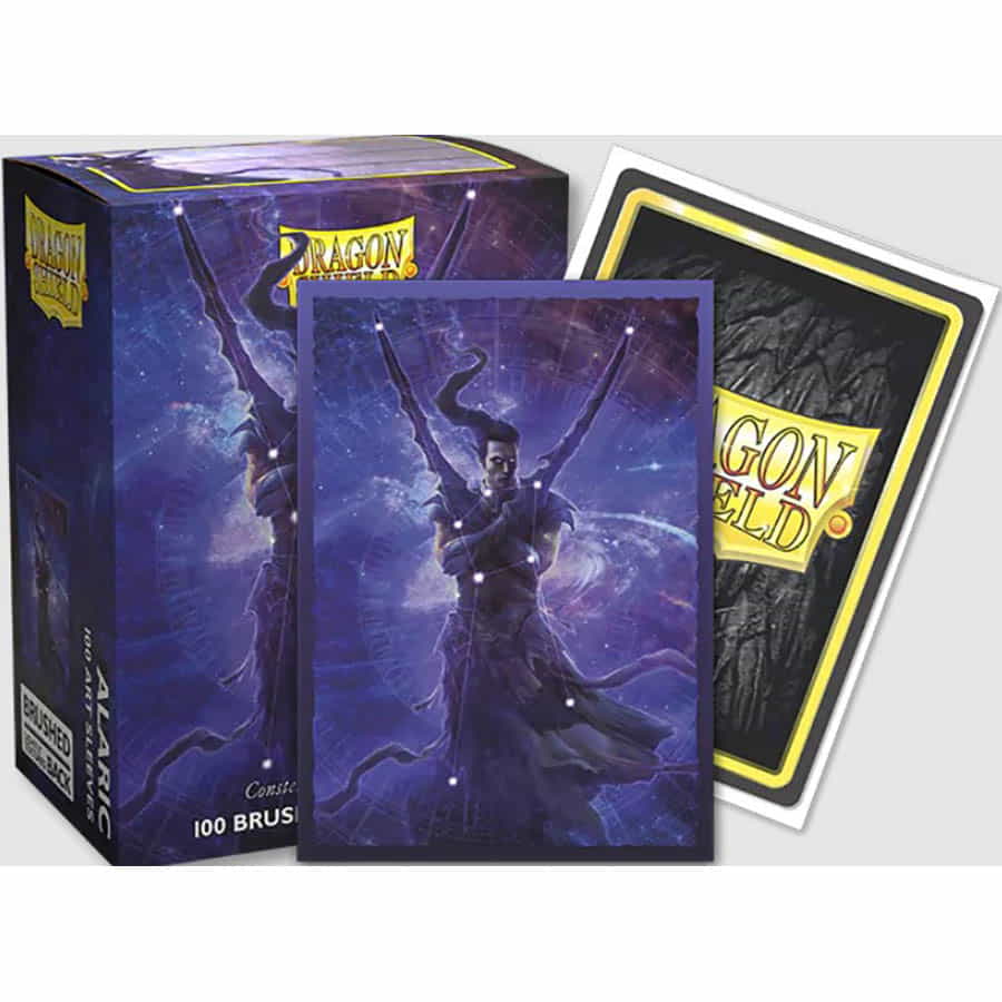 DRAGON SHIELD SLEEVES: BRUSHED ART: CONSTELLATIONS: ALARIC (100CT) - DISPLAY OF 10 PACKS