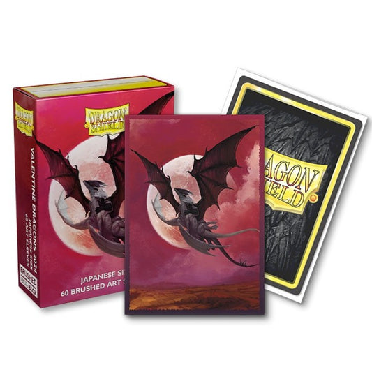 Arcane Tinmen ApS ART12623 Shield: Japanese Brushed Art Sleeves Valentine Dragons 2024 (60)
