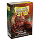 Arcane Tinmen Dragon Shield Sleeves Matte Japanese: Dual Peach 60CT- Card Sleeves are Smooth & Tough - Compatible with Yu-Gi-Oh! & Cardfight Vanguard, Black (AT-15153)