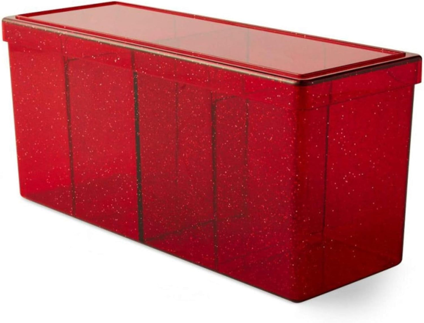 Arcane Tinmen Dragon Shield Storage Box: 4 Compartment Ruby