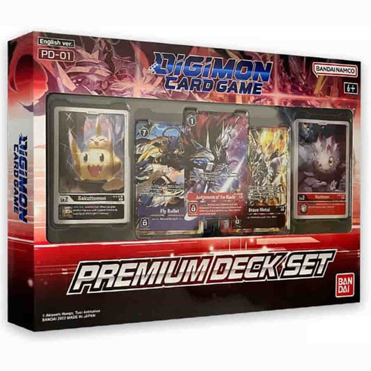 DIGIMON CARD GAME: PREMIUM DECK SET (PD-01) - DISPLAY OF 4