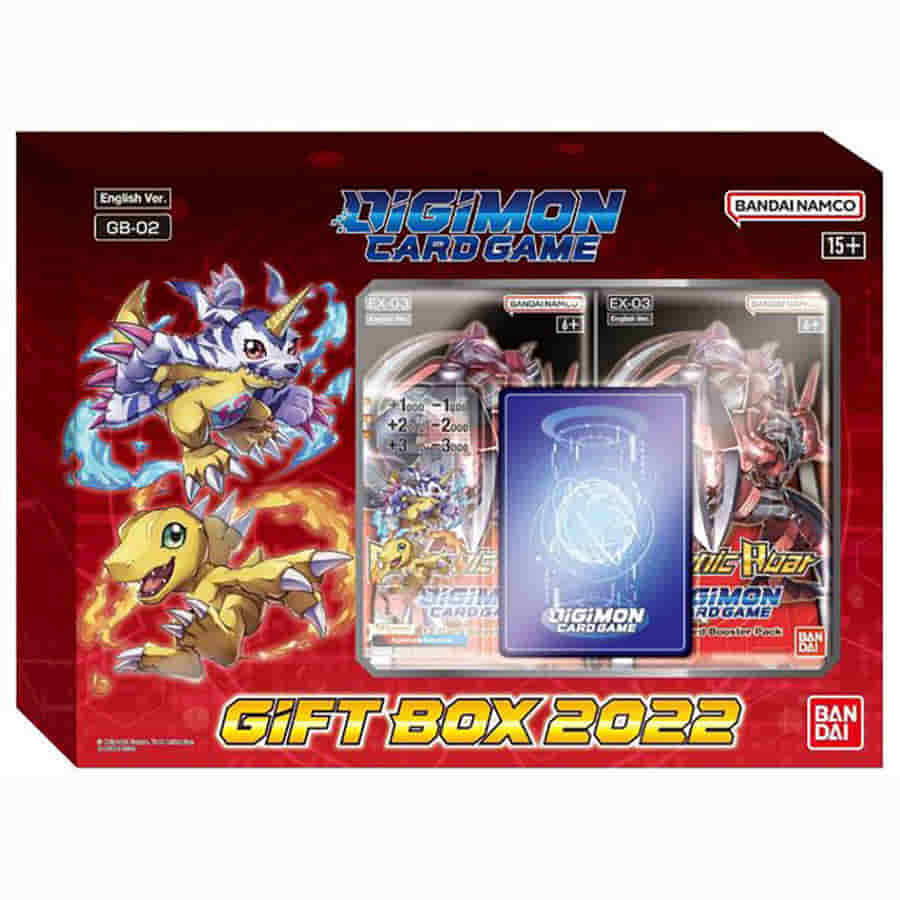 DIGIMON CARD GAME: GIFT BOX 2022 (GB-02) - DISPLAY OF 4
