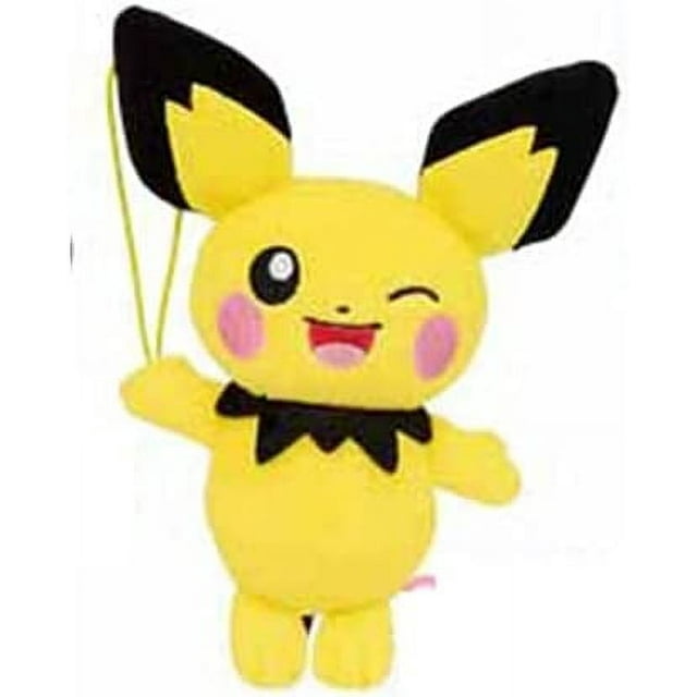 Banpresto 4 Inch Hanging Guraburarin Plush - Winking Pichu