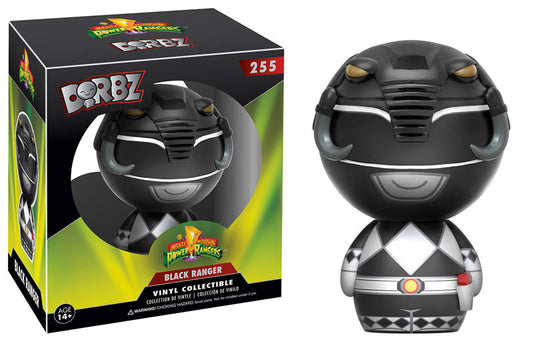 FUNKO DORBZ POWER RANGERS BLACK RANGER VINYL FIGURE