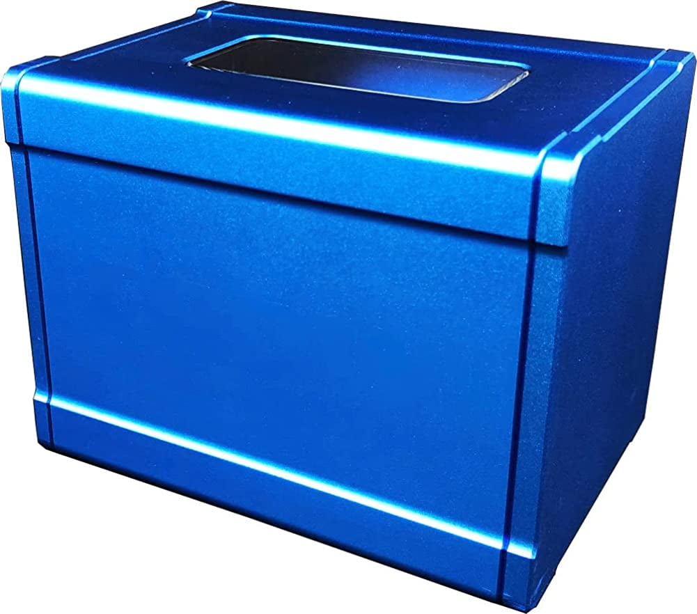 Blue Satin Crow Box Gods Premium High Strength Deck Box Case Protector