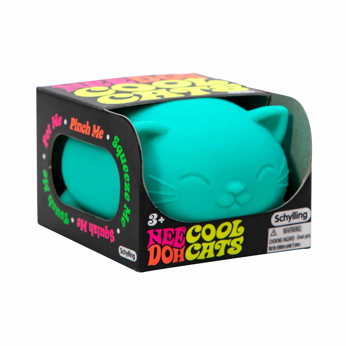 NeeDoh Cool Cats - Sensory Squeeze Toy - Blue