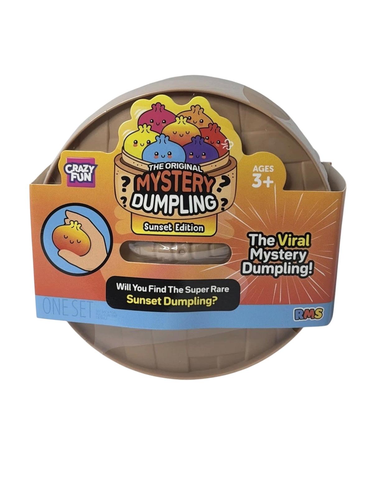 Crazy Fun The Original Mystery Dumpling Sunset Edition Squishy Toy, 4-Inch Mystery Fidget Toy, 1 Count (Style May Vary)
