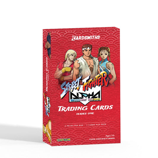 Cardsmiths Street Fighter Alpha Warriors' Dreams Trading Cards Collector Box - 2 Packs