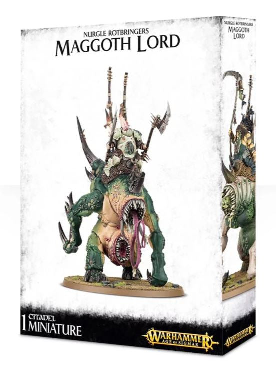 Games Workshop - Warhammer Age of Sigmar - Maggotkin of Nurgle - Maggoth Lord (Morbidex Twiceborn/Bloab Rotspawned/Orghotts Daemonspew)