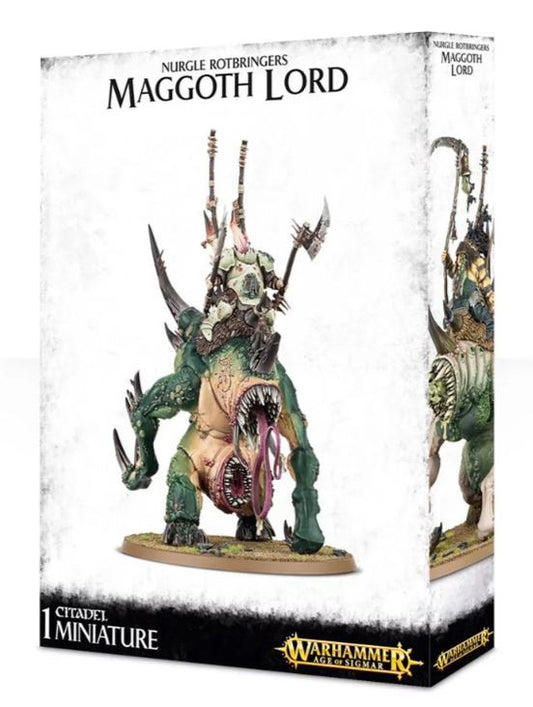 Games Workshop - Warhammer Age of Sigmar - Maggotkin of Nurgle - Maggoth Lord (Morbidex Twiceborn/Bloab Rotspawned/Orghotts Daemonspew)