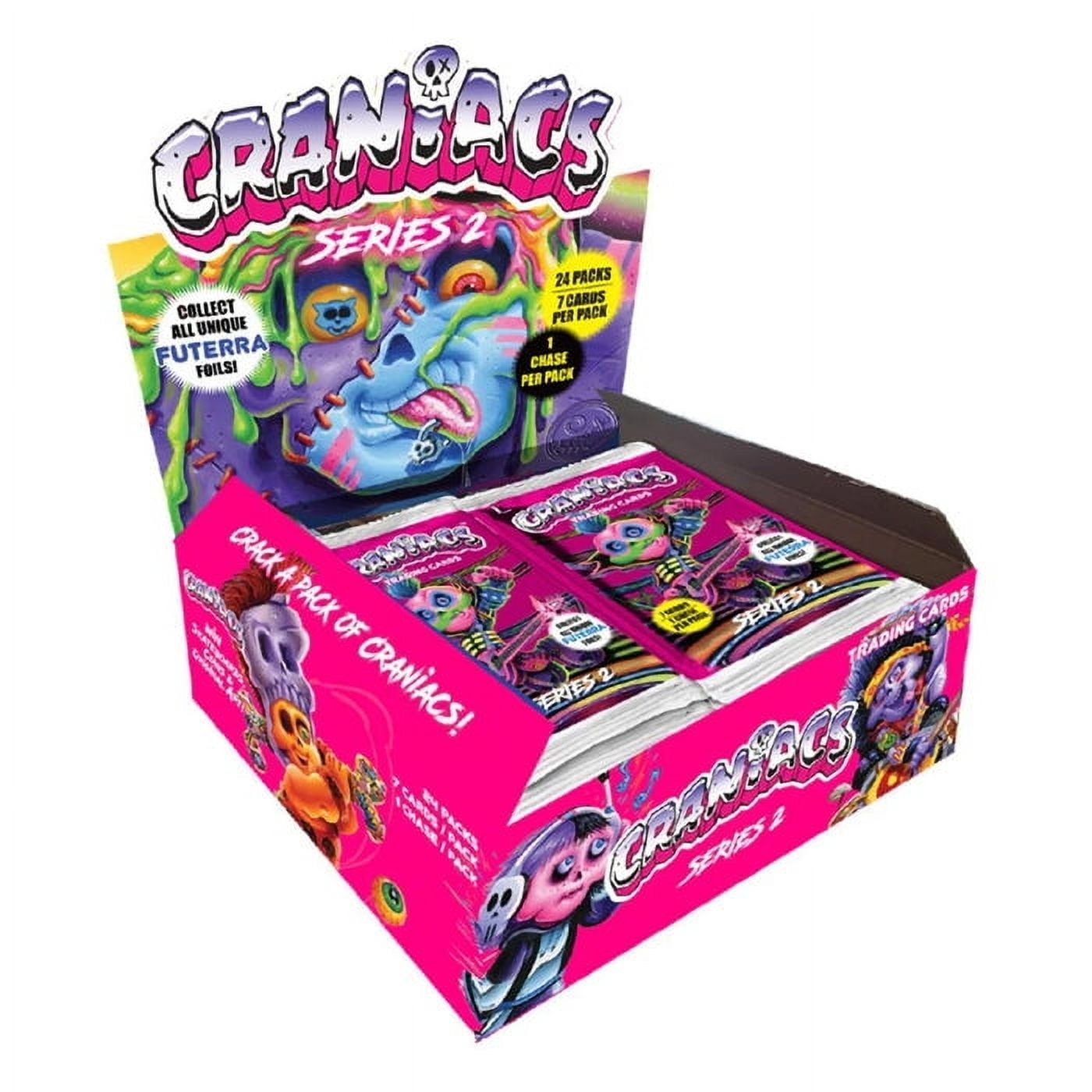 Craniacs Series 2 Trading Cards 24-Pack Hobby Box