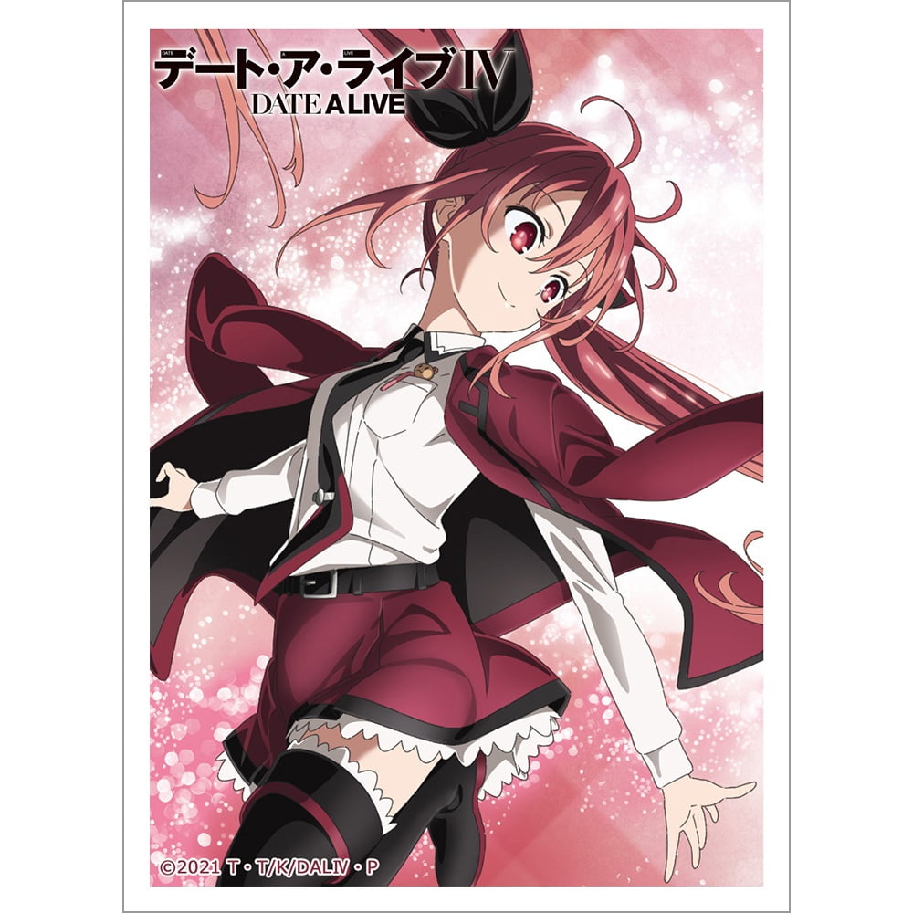 Curtain Soul Date A Live IV Sleeve, Kotori Gokawa, KV, Approx. W 2.6 x H 3.6 inches (67 x 92 mm), Made of PP
