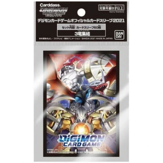 Digimon Glossy 60 Deck Protectors Digimon Wargreymon Gallantmon Imperialdramon