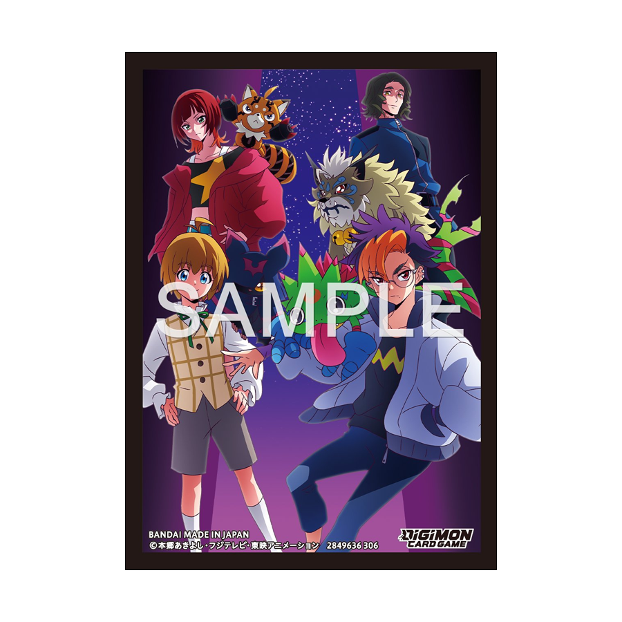 Digimon Card Game Official Sleeves 03 – Beatbreak (60-Pack) Standard Size Card Sleeves – Bandai