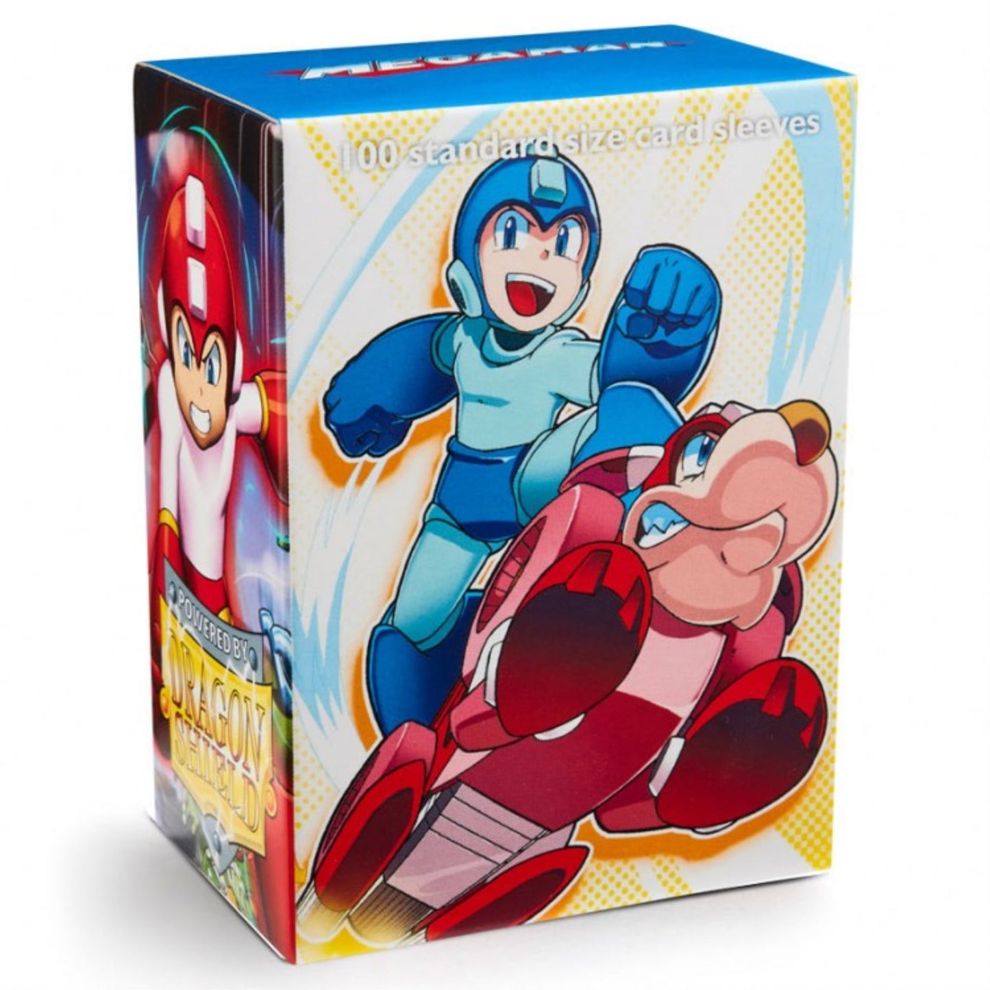 Arcane Tinmen ApS ART16003 Dragon Shield: Art Sleeves Classic-Mega Man & Rush (100), Multicolour