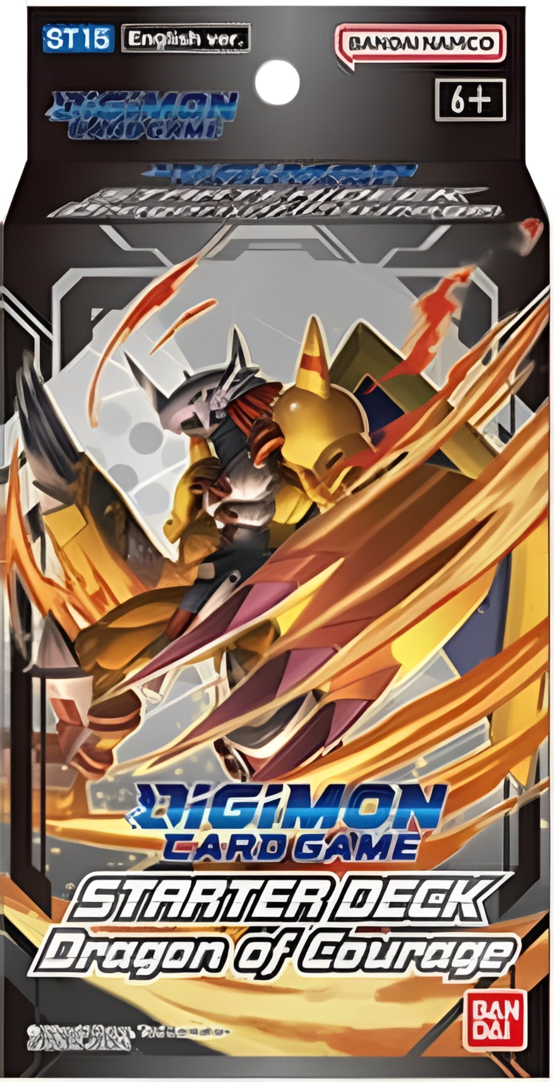 Bandai | Digimon Card Game: Starter Deck - Dragon of Courage (ST15) | Card Game | Ages 6+ | 2 Players | 30 Minutes Playing