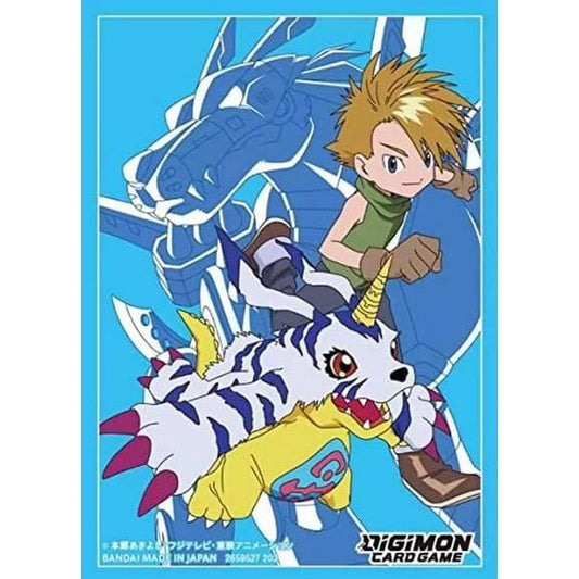 Digimon Trading Card Supplies - Deck Sleeves - MATT & GABUMON (60 Sleeves)