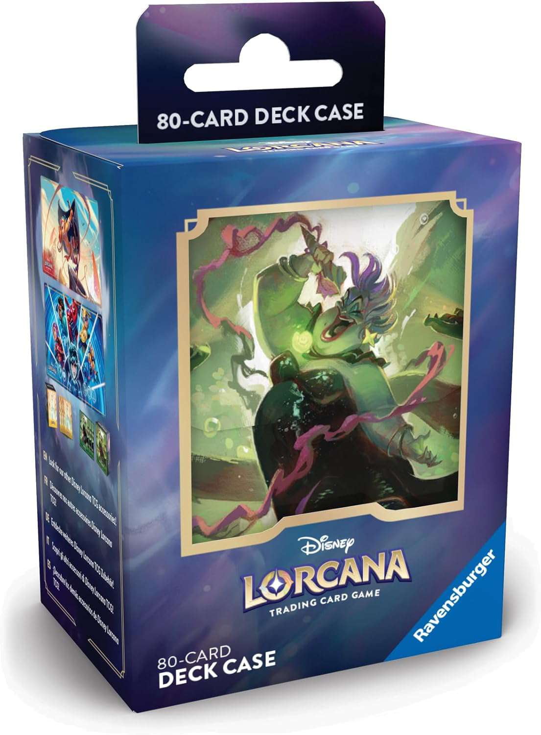 Ravensburger Disney Lorcana TCG: Archazia's Island Deck Box Featuring Ursula - Deceiver of All | Securely Store 80 Sleeved Cards | Durable & Portable Organizer for TCG | Ages 8+