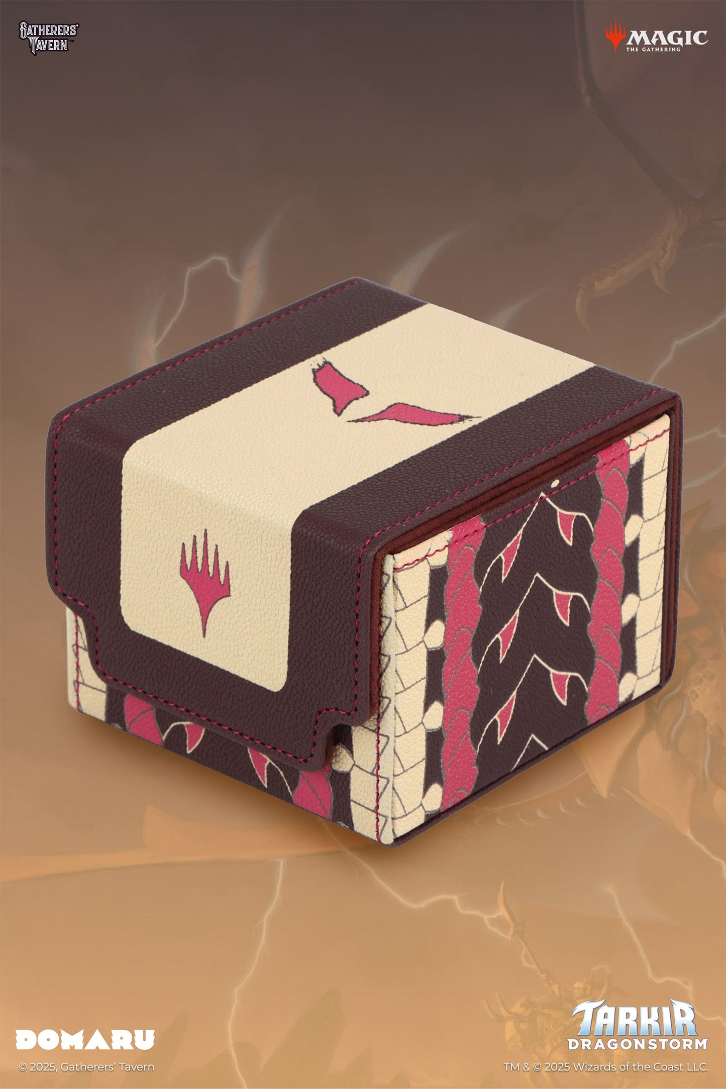 Gatherers Tavern Magic the Gathering Tarkir Dragonstorm Domaru Deck Box - Neriv (Mardu)