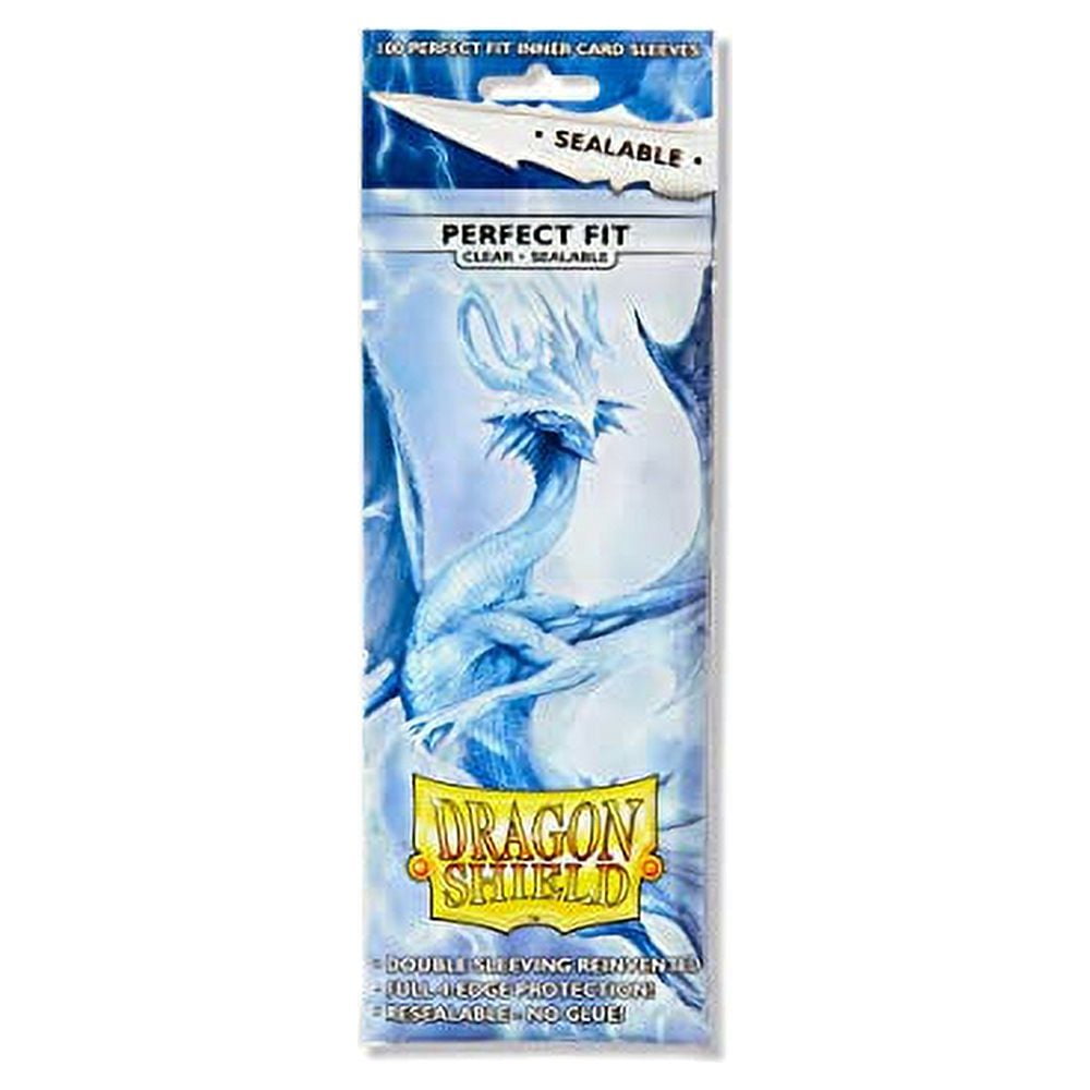 Arcane Tinmen ATM13201 Dragon Shield Sealable Inner Card Sleeves - Clear44; 100 Count