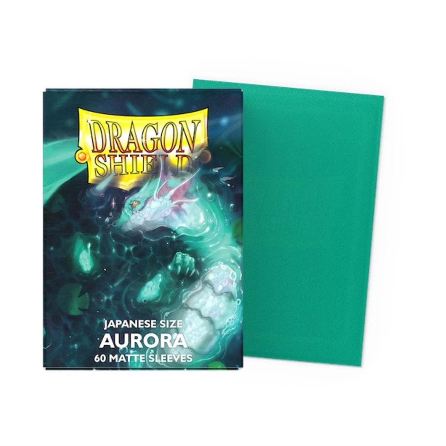 Dragon Shield Sleeves – Matte Aurora 60 CT – Japanese Size Card Sleeves - Smooth & Tough - Compatible with Yu-Gi-Oh!, Cardfight Vanguard & More MTG TCG OCG & Hockey Cards