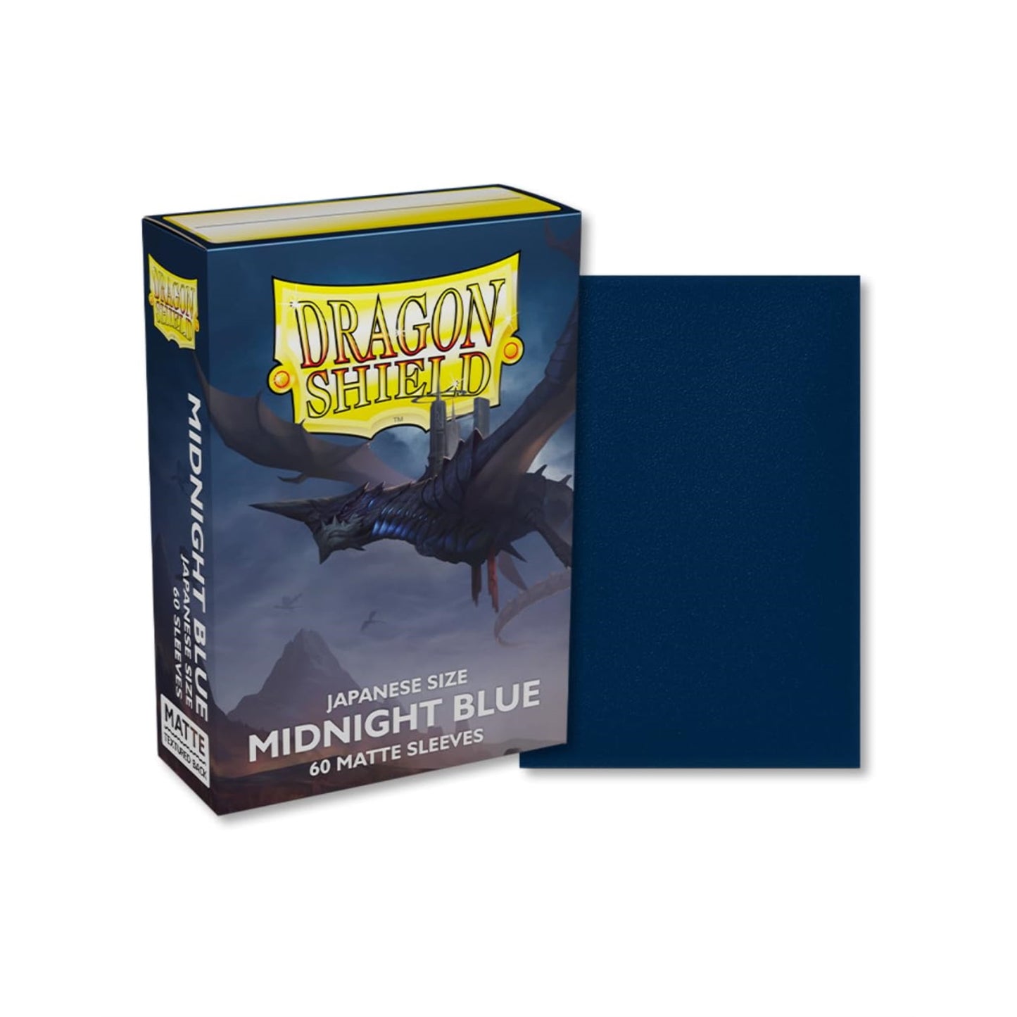 Dragon Shield Matte Mini Japanese Midnight Blue 60 ct Card Sleeves Individual Pack