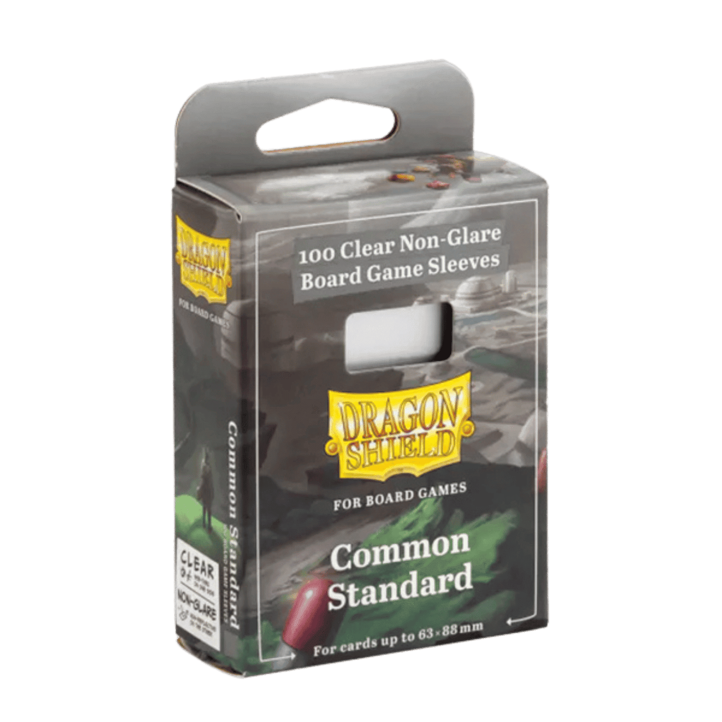 Dragon Shield: Board Game Sleeves: Clear Non-Glare: Common Standard - 1 Pack