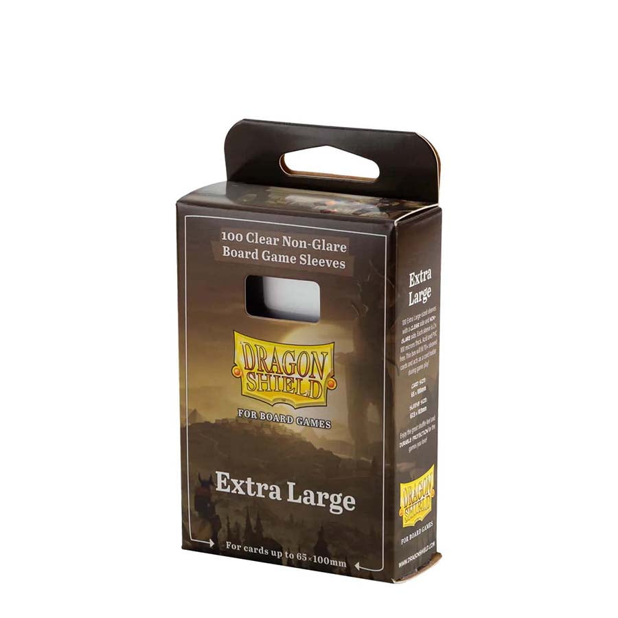Dragon Shield: Board Game Sleeves: Clear Non-Glare: Extra Large - 1 Pack