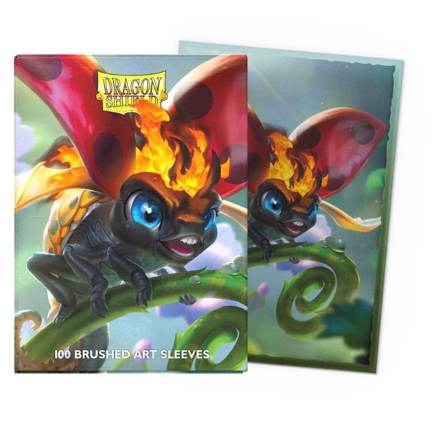 Dragon Shield Sleeves: Standard Brushed Art Spirit Dragon - The Burnbug 100CT