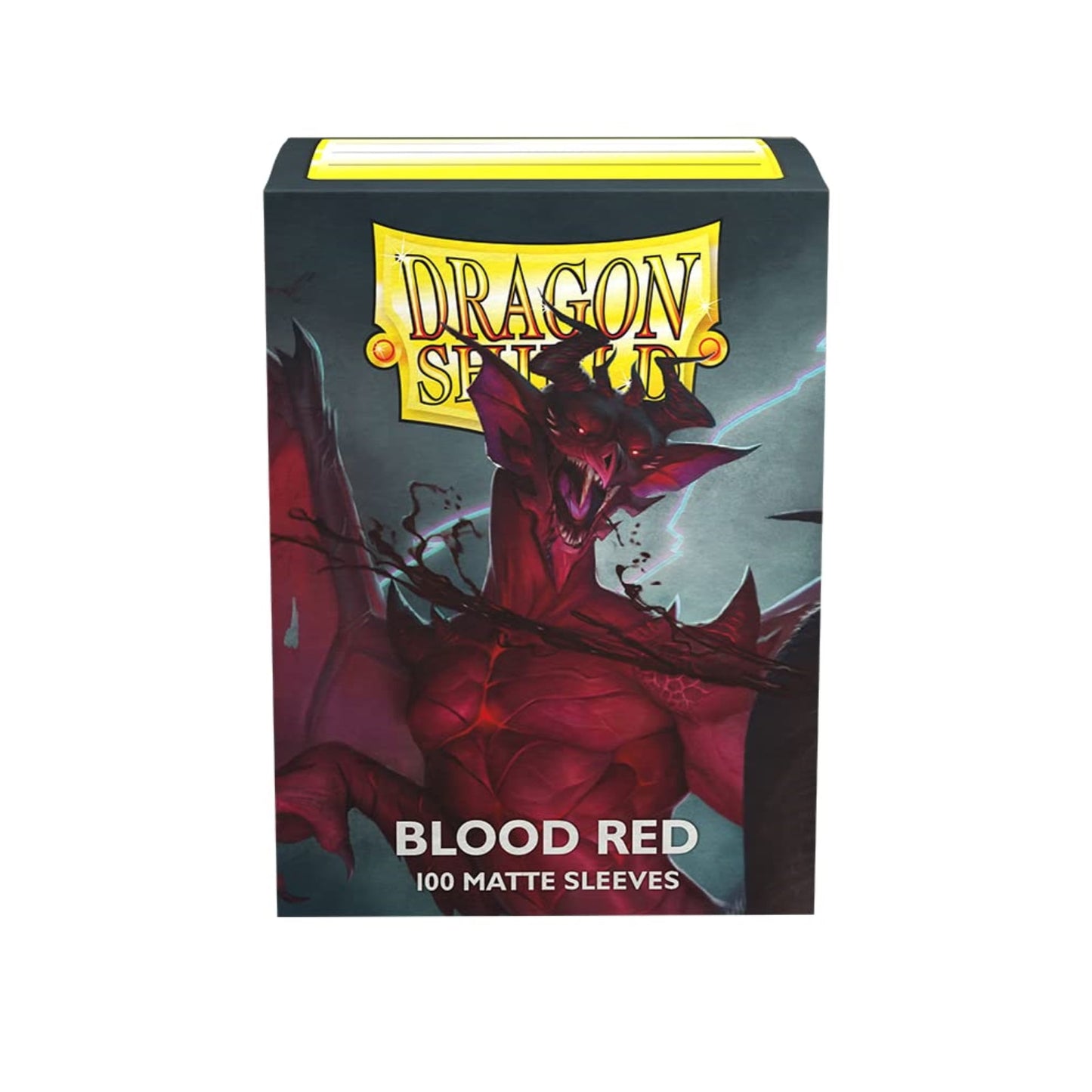 Arcane Tinmen Dragon Shield Sleeves  Matte: Blood Red 100CT - MTG Card Sleeves are Smooth & Tough - Compatible with Pokemon & Magic The Gathering Card Sleeves (AT-11050)