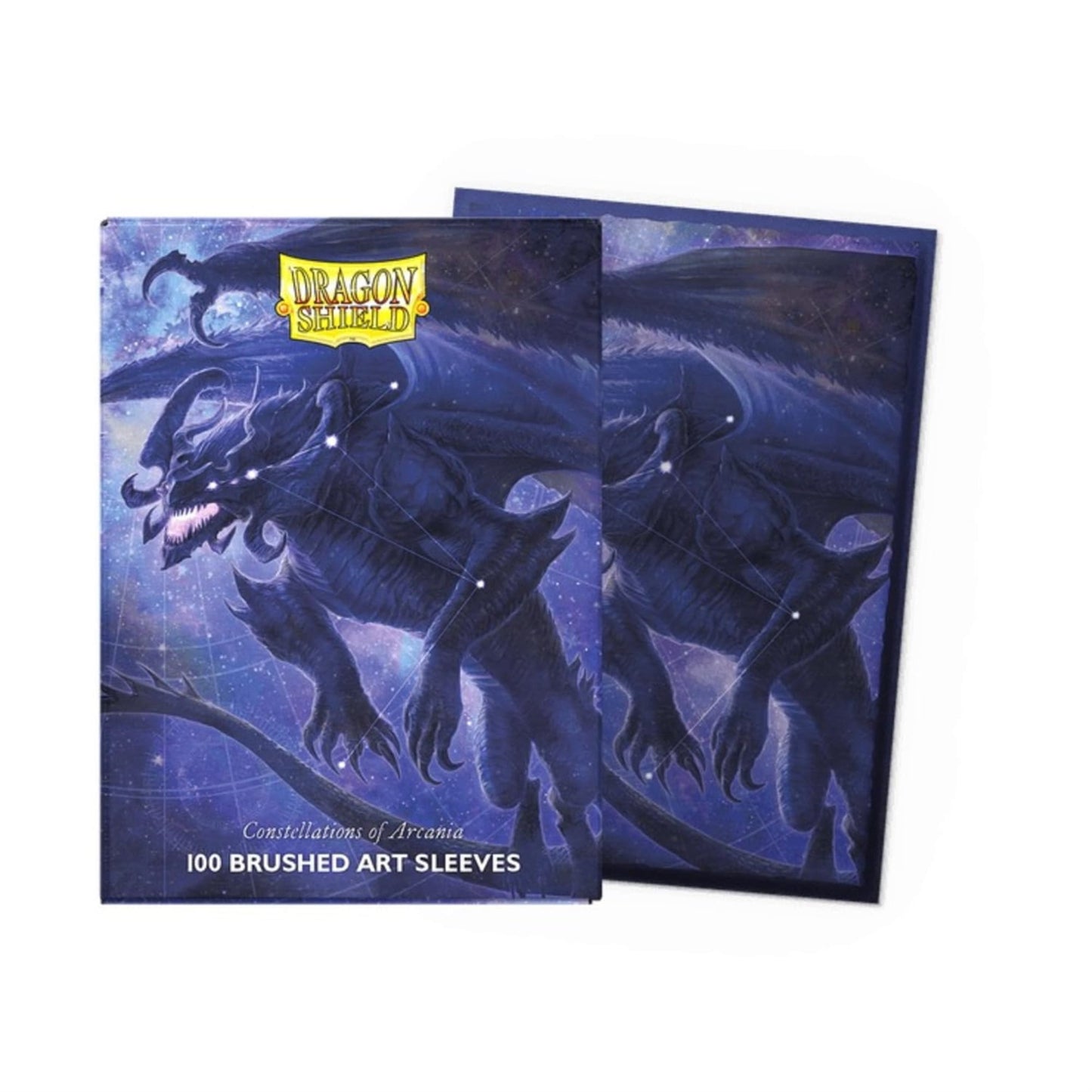 DRAGON SHIELD SLEEVES: BRUSHED ART: CONSTELLATIONS: SIGNOIR (100CT)