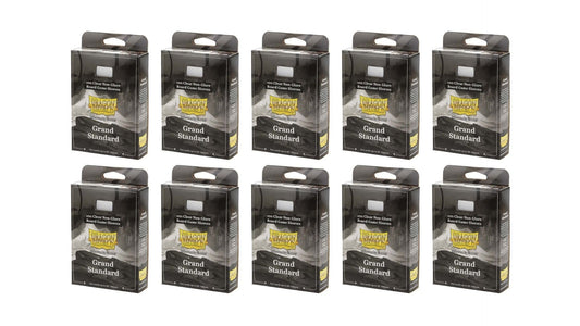 10 Packs Dragon Shield Board Game Sleeves 100 ct Grand Standard Size Card Sleeves Display Case