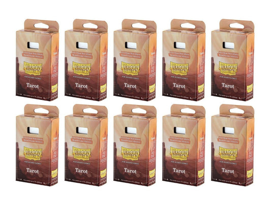 10 Packs Dragon Shield Board Game Sleeves 100 ct Tarot Size Card Sleeves Display Case